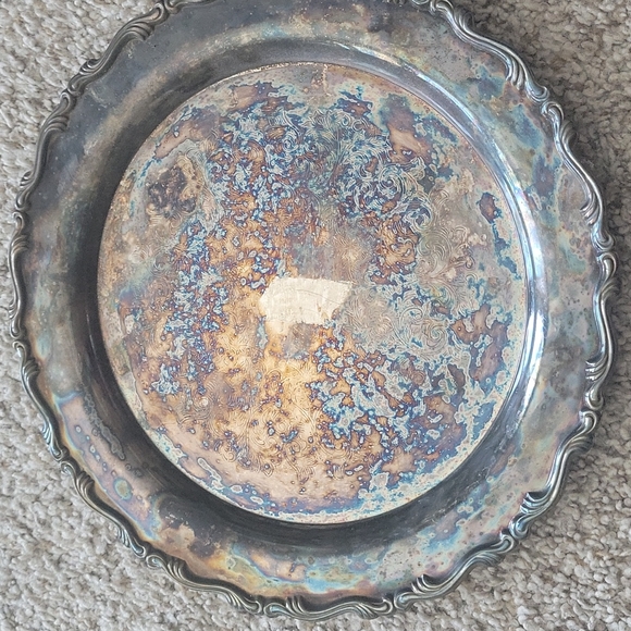 Set of 3 Vintage Silver Trays - Picture 6 of 12